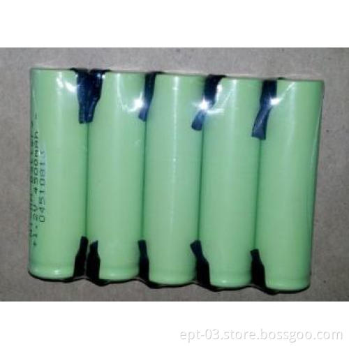 18670 4500mah ,Li-ion battery with tag for LED lighting